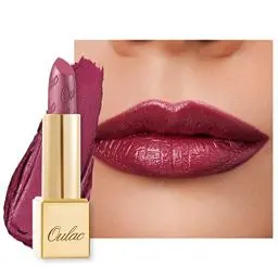 Produktbild: OULAC Lippenstift Metallic Glanz Finish, Rot Farbtöne, Hochpigmentierter, Kein Körniges Gefühl, Langlebig, Feuchtigkeitsspendende Formel, Vegan, 4.3g, (03) Love Particle