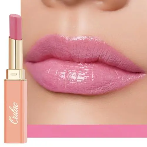 Produktbild: Oulac 2 in1 Lippenstift und Lip Balm, Saftiger und Glänzender lippenpflege Lippenstift,Geschmeidige und Hydratisierte Lippen, Glänzendes Finish für trockene, rissige, spröde Lippen, Vegan 07