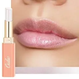 Produktbild: Oulac 2 in1 Schimmernder Lippenstift und Lip Balm Weiß, Saftiger und Glänzender lippenpflege Lippenstift, Hydratisierte Lippen, Glänzendes Finish für Trockene, Rissige und Spröde Lippen, Vegan (S03)