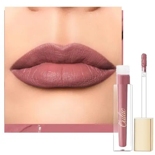 Produktbild: Oulac Flüssiger Matt Lippenstift, Rosa Lippenstifte, Langanhaltend mit Kussechter, Intensiver Farbabgabe, präzisem Applikator, Mattem Finish, Vegan Clean Beauty, 4,5 ml M26 Soft Kiss