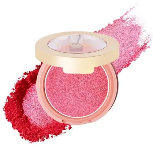 Produktbild: Oulac Rouge Powder Puder Blush Sanfter Schimmer & Seidig Zart,Hochpigmentiert, Langlebig,Vegane Tierversuchsfreie Kosmetik, Augen Kosmetik 1er Pack, 4,8 g,F11 Heat On