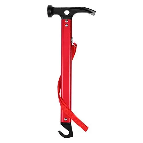 Produktbild: OULII Camping Hammer Zelt Hammer Multi-Funktions-Hammer für Heringe (rot)