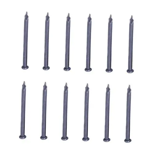 Produktbild: OUNONA 100 Stk Nagel aus Stahl Nagel aus Zementstahl pint tip wandnagel Nägel für Blockwände Zementnägel gelnägel set nagelsteinchen set Stahlbetonnägel Stahlnagel Kohlenstoffstahl