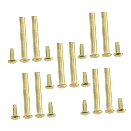 Produktbild: OUNONA 10 Sätze Fan-nagel-fan-anhänger Lüfter Fans Handventilator-reparaturset Falten Mit Zucht Montieren Clips Befestigungselemente Handventilator-achsnieten Für Golden Rostfreier Stahl