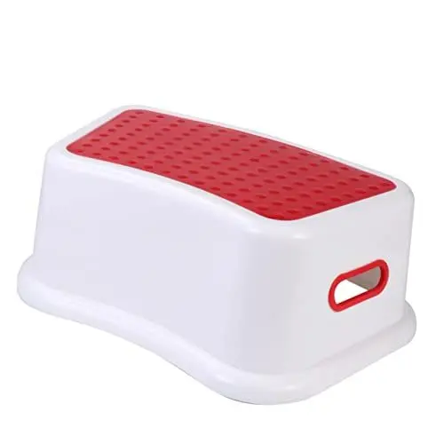 Produktbild: OUNONA 1pc Multifunktionaler Fußhocker Aus Kunststoff Hocker Für Jungen Und Mädchen Kleiner Hocker Leicht Und Tragbar Für Kleinkinder