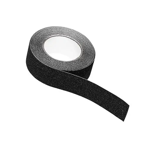 Produktbild: OUNONA Treppenstreifen-aufkleber Klebeband mit Nicht Klebender Rückseite 60 Cm Schwarzes Klebeband für