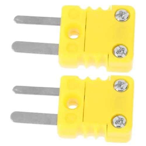 Produktbild: OUNONA 2stücke Thermoelement Stecker k Aus Kunststoff Thermoelement Anschluss k Adapter Kabel Stecker Für Thermoelemente