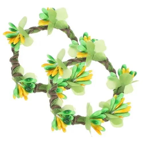 Produktbild: OUNONA 2pcs Serviettenringe Dekorative Party Serviettenhalter Ostern Serviettenringe