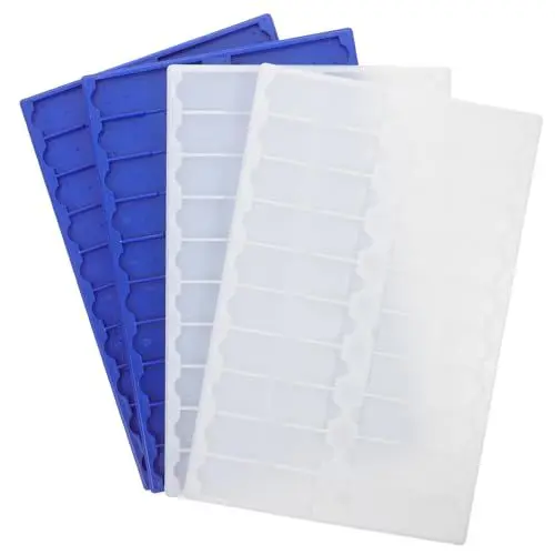 Produktbild: OUNONA 4 Stück 20 Dia-Speicherplatte Tablett für Mikroskop-Objektträger Schiebetabletthalter mikroskop objektträger microscope slides Mikroskop-Objektträgerschalen mit 20 Kapazitäten