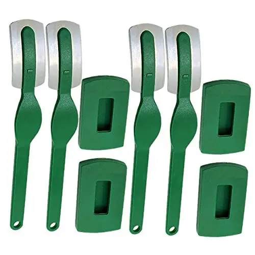 Produktbild: OUNONA 4 Stück Gebogenes Brotmesser Brot Werkzeuge Schaber Zum Formen Von Brot Backgeräte Brot-scoring-tool Brotschneidemesser Bäcker Teigschneider Rostfreier Stahl Edelstahl Cutter