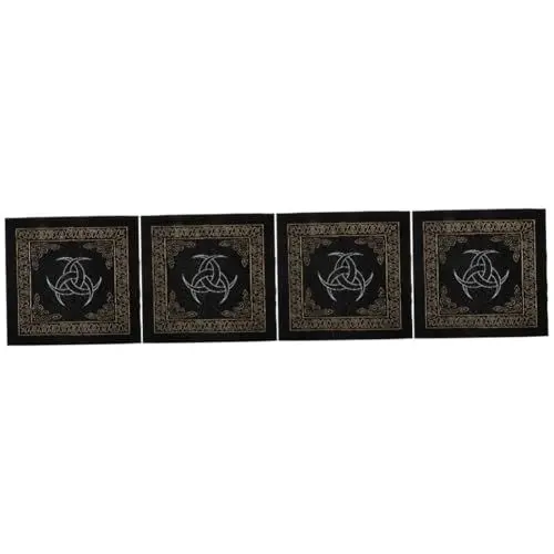 Produktbild: OUNONA 4 Stück Spirituelle Altardecke Ritual Tischdecke Wahrsagerei Altardecke Tischdecke Für Picknick Outdoor Tischdecke Heilige Tischdecke Innen Tischdecke Tischdecke Für Party