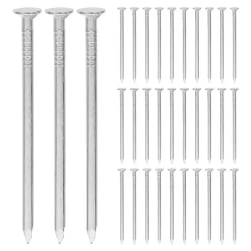 Produktbild: OUNONA 50-Teiliges Hardware-Nägel-Sortiment-Set 2 Zoll Verzinkte Nägel Bilder-Aufhängenägel Holznägel Wandnägel Zum Aufhängen Von Bildern Bilder-Aufhängeset