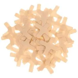 Produktbild: OUNONA 50 Stück Cup Partition Pad Tassenteiler für die Küche Tassenschutz für die Küche Tassenfilzmatte Tassentrenner Trennwände für Aufbewahrungsbecher Matte Untersetzer Filzstoff Beige