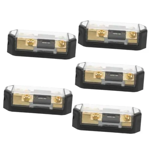 Produktbild: OUNONA 5 Stück Auto Audio Modifikation Auto Verstärker Sicherungshalter Sicherungshalter Auto Audio Auto Audio Amp Sicherungshalter Sicherungsblock Autos Marine Sicherungsblock