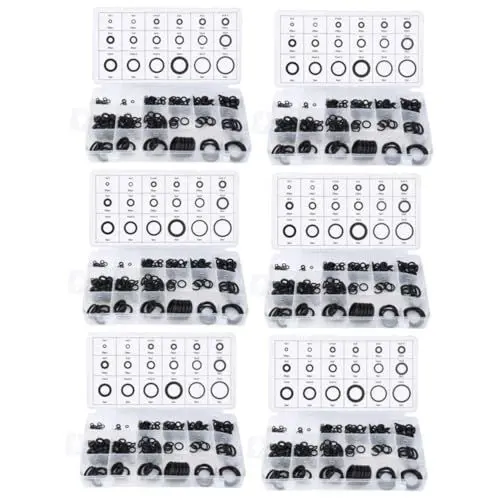 Produktbild: OUNONA 6 Kisten Gummitüllen-Kit dichtungsgummis gummimuffe gummidichtung turdichtungsgummi cable organizer Tüllensatz Kfz-Verkabelung dichtungsringe Gummilochtüllen Gummidrahttülle Black