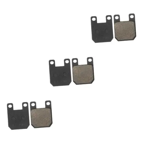 Produktbild: OUNONA 6 Stk Bremsbelagsatz Bremsbeläge Für Motorradbremsen Bremsbeläge Für Motorräder Bremsbeläge -bremsbelag Motorradzubehör Bremsklotz Motorradbremsteile Halbmetall