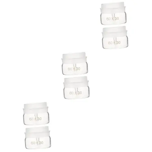 Produktbild: OUNONA 6 Stk Wägeflasche Wiegegefäß Laborwägehalterwerkzeug Experiment Probenwaage Halter Für Laborwaagen Flasche Mit Spezifischem Gewicht Einfacher Wägehalter Graduierte Flasche Glas