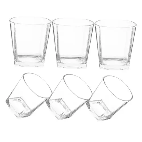 Produktbild: OUNONA 6st Weinglas Cocktailgläser Saftgläser Whisky-becher Alte Whiskygläser Wasserbecher Bourbon-gläser Tequila-gläser Whisky-schnapsgläser Martini-becher Altmodische Brille Bierkrug