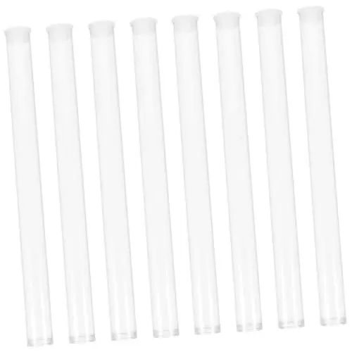 Produktbild: OUNONA 8St Räucherstäbchen aus klare Teedose Duftstäbchenhalter räucherkiste räucherkästchen Räucherstäbchenrohr transparentes Acrylrohr Probe