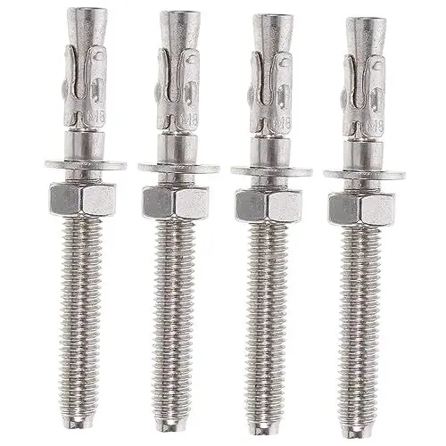 Produktbild: OUNONA 8 Stk Expansions Schrauben Bolzen Lagerregal Bolzen Geländer Spreizdübel Auto Reparaturset Schraube Reparieren Halterungsbolzen Türriegel Befestigen Ankerschrauben Rostfreier Stahl