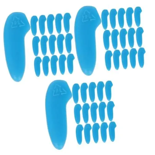 Produktbild: OUNONA 90 Stk Tipp-Set Messerspitzenabdeckung Schutzhülle für Cutter-Spitzen Cutter-Zubehör Haupt Rostfreier Stahl Küchenmesser-Set Kochmesser Sicherheitsmesser Plastik