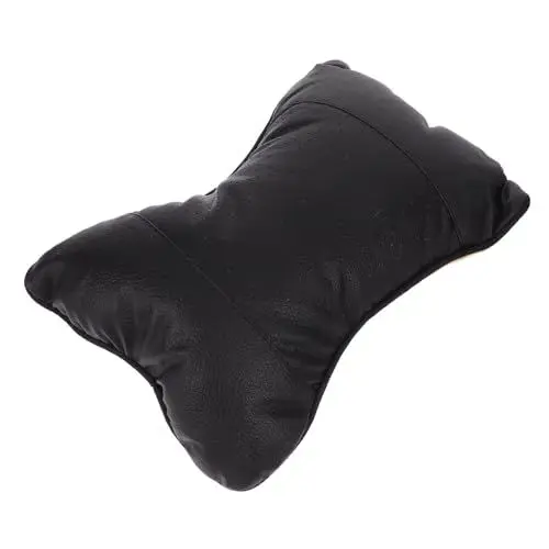 Produktbild: OUNONA Car Neck Pillow Auto Nackenkissen Ergonomisches Kopfstützenkissen Für Optimale Nackenstütze Im Auto Aus Pu Für Alle Jahreszeiten Geeignet Ideal Für Reisen Und Lange Fahrten Reisekissen Auto
