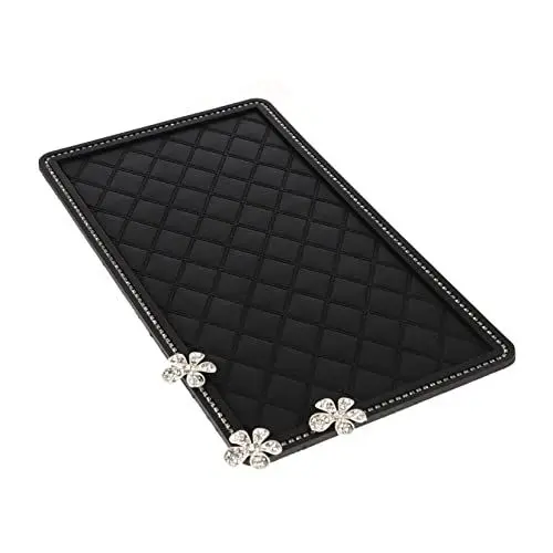 Produktbild: OUNONA Auto rutsch Feste Matte rundes Non-Pad Armaturenbrett ohne Polster Autos Autos handyhalterung antirutschmatte Auto antirutschmatte Auto Anti-Rutsch-Pad Brille rundes Pad PVC