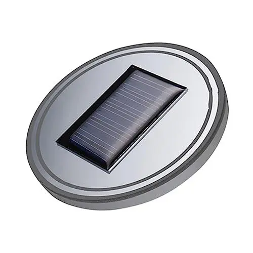 Produktbild: OUNONA Cup-Pad wegbeleuchtung solar leuchte mit solar hitzebeständige kratzschutz solar Beleuchtung -Getränkehalterleuchten für das Auto Tassenunterlage Solar- -Cup-Matte rot