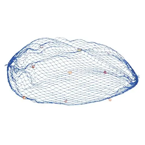 Produktbild: OUNONA Dekoratives Fischernetz Fischnetzdekoration Für Die Wand Küstenwanddekoration Mittelmeer Hängende Fischnetzdekoration Fotoständer Bilderrahmen Baumwollfaden