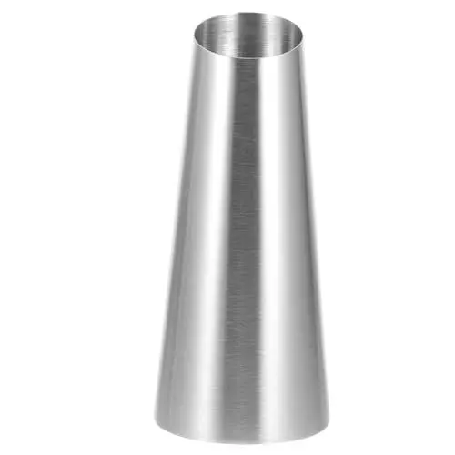 Produktbild: OUNONA Edelstahlvase metallvase Silber Blumenarrangement Kamin Hochzeitsdekoration langlebiger Blumenaufbewahrungshalter Tischdekoration Vase konisch Container Anzeige