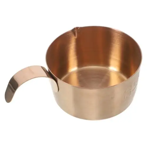Produktbild: OUNONA Mini-espressotasse Aus Edelstahl Mit Krug Und Kanne Aus Metall Espresso-shot-krug Perfekt Für Kräftigen Kaffee Und Tee