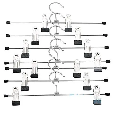Produktbild: OUNONA Hosenb¨¹Gel Hosenspanner Metall Kleiderb¨¹Gel Anti-Rutsch - verchromt 20 St¨¹