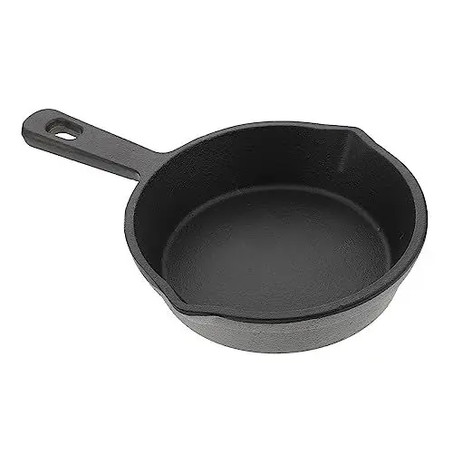 Produktbild: OUNONA Mini-bratpfanne Aus Antihaftbeschichtetem Gusseisen Quadratische Pfannkuchenpfanne Induktionskochfeldpfanne Ideal Für Omeletts Pfannkuchen