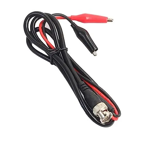 Produktbild: OUNONA BNC Zu Krokodilklemmen Testleitung Set 100cm Oszilloskop Prüfsonde Mit Alligator Clips Elektrische Prüfleitung Für Multimeter Und Oszilloskop Messungen