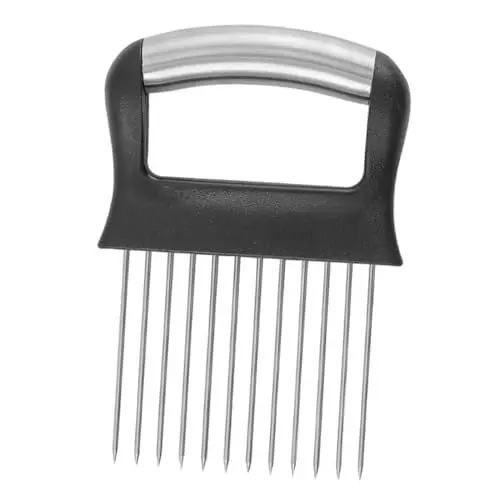 Produktbild: OUNONA Zwiebelstäbchen Zwiebelschneider Zwiebelschneider Zwiebelschneider Zwiebelschneider Halter Von Zwiebeln Lebensmittelschneider Assistent