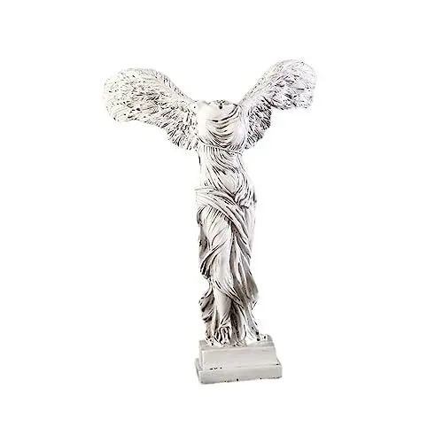 Produktbild: OUNONA handwerkliche Dekoration - Skulptur - Dekoration Esszimmertischdekoration Wohnkultur Kunsthandwerk aus Kunstharz Ornament Desktop-Dekoration Skulptur Handwerk Weiß