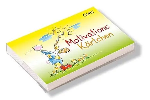 Produktbild: Oups Kärtchenbox: Motivations Kärtchen