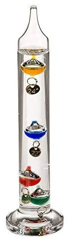 Produktbild: Out of the blue Glas-Galileothermometer, 18 cm