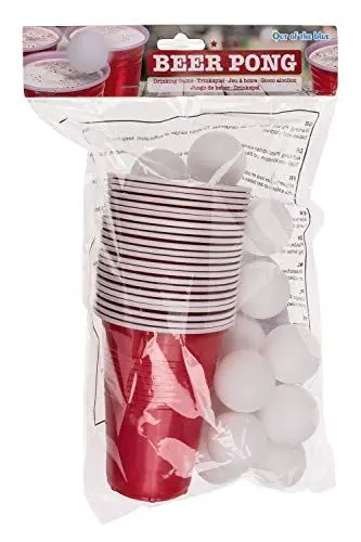 Produktbild: Out of the blue Trinkspiel/Beer Pong / 15 Kugeln und 22 Becher à 550 ml/Material: Kunststoff