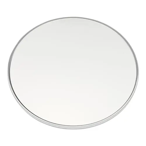 Produktbild: Outanaya 1Stk Schminkspiegel mit Saugnapf wandspiegel schminken 15x Spiegel mit Saugnäpfen Reisespiegel Make up zubehör schmink zubehör Kosmetikspiegel 20-facher Vergrößerungsspiegel Silver