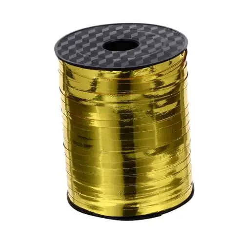 Produktbild: Outanaya 1 Rolle Ballonseil Geschenkbänder Dekorative Bänder Goldene Luftballons Dekoratives Glänzendes Ballonband Erröten Hochzeitsgeschenkband Ballonband Selber Machen Plastik
