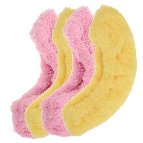 Produktbild: Outanaya 2 Paar Schlittschuhe Kinder waschlappen Schlittschuhsauger eislaufen zubehör schlittschuh zubehör handtücher Schlittschuhkufenüberzüge für Kinder Plüschbezüge für Schlittschuhkufen