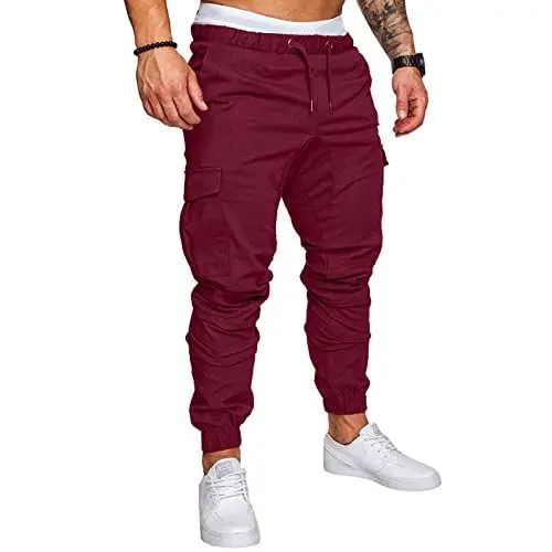 Produktbild: Outdoor Hose Kletterhose Herren Arbeitshose Damen Stretch Jagdhose Winter Cargo Pants Men Hiking Rote Hose Dschungelcamp Taktische Ausrüstung Rot XXL