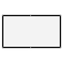 Produktbild: Outdoor Leinwand,Leinwand Beamer,Projektor-Leinwand 50 16:9 Verdicken Sie Tragbaren Faltenfreien Weichen Weißen -Projektor-Vorhang-Projektions-Leinwand 40In (84 Zoll)