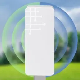 Produktbild: Outdoor Wetterfester WLAN Verstärker, 1200M Dual Band WLAN Repeater Outdoor mit Repeater/AP/Router Modus, 5.8Ghz+2.4Ghz Eingebaute versteckte Antenne, IP65 Regenfest Staubdicht für den Außenbereich