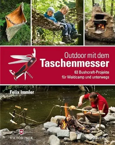 Produktbild: Outdoor mit dem Taschenmesser: 63 Bushcraft-Projekte für Waldcamp und unterwegs