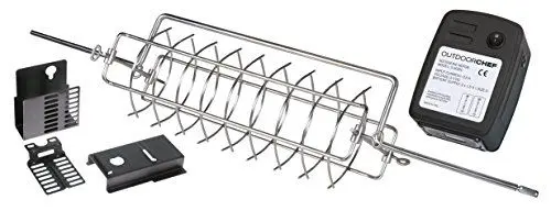 Produktbild: OUTDOORCHEF Grillzubehör, Drehkorb Set, Silber, 15x76x15 cm, 14.331.08