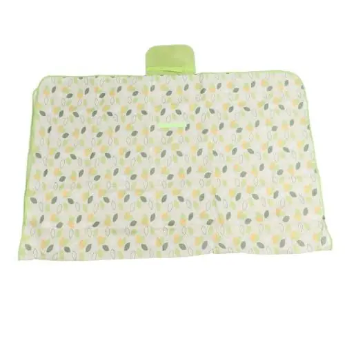 Produktbild: Outdoor-Picknickmatte, Verdicktes Oxford-Tuch, Faltbare und Leichte Stranddecken, Waschbare, Wasserdichte, übergroße, Kompakte Picknickmatte für(150x200cm / 59.1x78.7in-Blattstil (Oxford-Stoff))