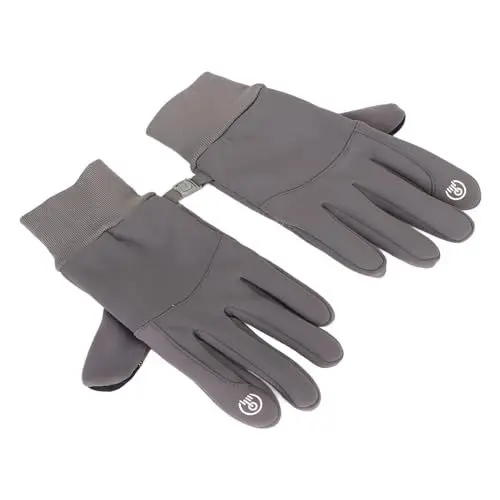 Produktbild: Outdoor-Sporthandschuhe, Winddichte Touchscreen-Fahrradhandschuhe, Stilvoll, Hohe Elastizität, Wasserdicht für Radsport (M)