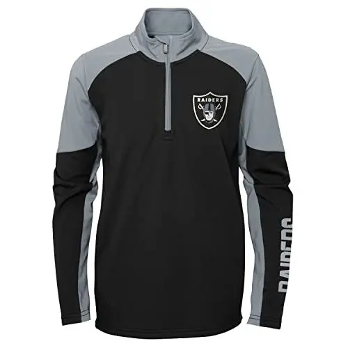 Produktbild: Outerstuff Kinder NFL Zip Pullover - Audible Las Vegas Raiders US10-12